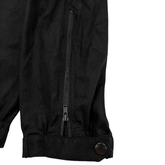 Nili Lotan Arliss Cargo Pant Zippered Cuffs Black Size 4 - Picture 8 of 11